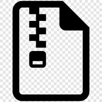 compression, archiving, data, storage icon svg