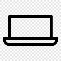 computer, laptop pc, computer system, portable computer icon svg