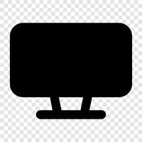 computer, screen, computer monitor, LCD icon svg