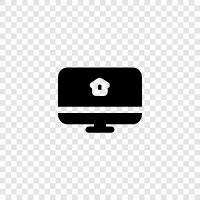 computer, laptop, computer desk, computer accessories icon svg