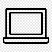 computer, notebook, laptop computer, computer notebook icon svg