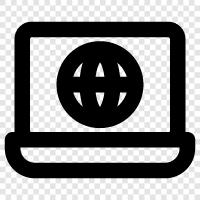 computer, website, internet surfing, online icon svg