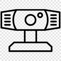 computer, cam, camera, video icon svg