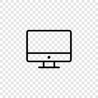 computer, monitor, device, digital icon svg