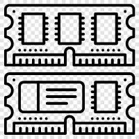 Computer, Computerspeicher, Festplatte, SSD symbol