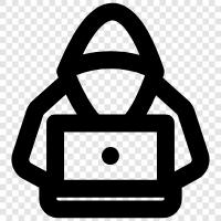 computer, security, virus, spy icon svg