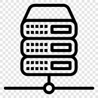 computer, server, internet, router icon svg