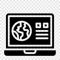 computer, laptop computer, computer hardware, computer software icon svg