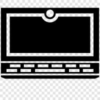 computer, notebook, laptop computer, ultrabook icon svg