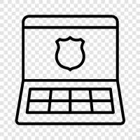 computer, laptop computer, portable computer, netbook icon svg