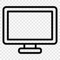 computer, monitor, computer monitor, monitoring icon svg