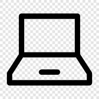 computer, notebook, laptop computer, netbook icon svg