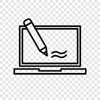 computer, laptop computer, computer hardware, notebook icon svg