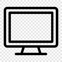 computer, computer monitor, monitor, display icon svg