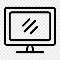 computer, monitor, digital, display icon svg