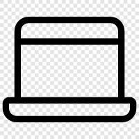 computer, laptop computer, computer hardware, laptop battery icon svg