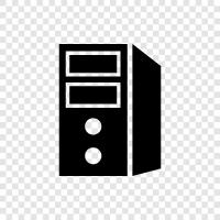 computer, case, build, build a computer icon svg