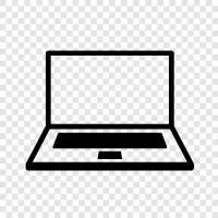 computer, netbook, laptop computer, laptop icon svg