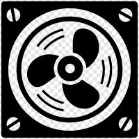 computer fan, laptop fan, computer case fan, home theater fan icon svg