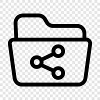 computer, files, storage, digital icon svg