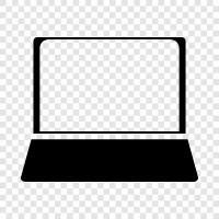 computer, notebook, laptop computer, computer notebook icon svg