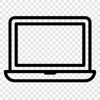 computer, notebook, computer notebook, laptop computer icon svg