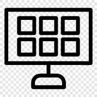 computer hardware, computer software, computer networks, computer security icon svg