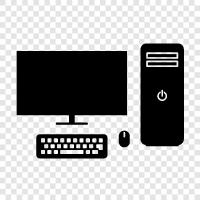 computer, laptop, computer system, desktop icon svg