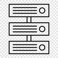 computer, networking, programming, data center icon svg