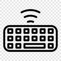 bilgisayar, typewriter, keyboard kısayolları, touchpad ikon svg