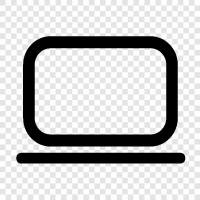 computer, portable, battery, plug icon svg