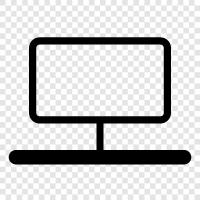 computer, computer monitor, monitor, LCD icon svg