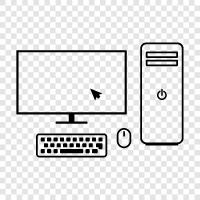 computer, hardware, software, internet icon svg