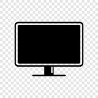 computer, desktop, LCD, monitor icon svg