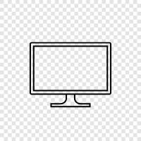 computer, display, software, hardware icon svg