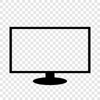 computer, display, resolution, refresh rate icon svg