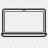 computer, laptop computer, portable computer, desktop computer icon svg