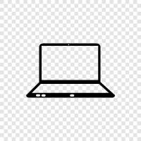 computer, laptop computer, laptop, notebooks icon svg