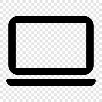 computer, notebook, laptop computer, netbook icon svg