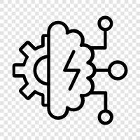 computer intelligence, information technology, artificial general intelligence, artificial intelligence icon svg