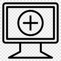 computer interface, interface design, interface software, interface hardware icon svg