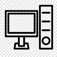 computer, laptop, desktop, computer system icon svg