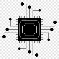 computer, motherboard, cpu, processor icon svg