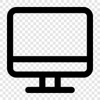 computer monitor, flat panel monitor, LCD monitor, plasma monitor icon svg