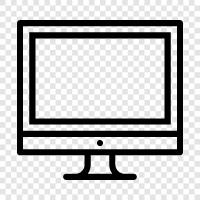 computer monitor, screen, laptop, computer screen icon svg