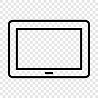 computer monitor, monitor resolution, monitor size, monitor brands icon svg