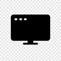 computer monitor, monitor resolution, monitor size, monitor colors icon svg