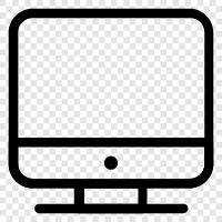 computer monitor, computer displays, laptop displays, desktop displays icon svg