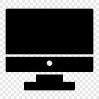 computer monitor, LCD monitor, TFT monitor, plasma monitor icon svg