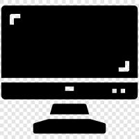 computer monitor, desktop monitor, laptop monitor, LCD monitor icon svg